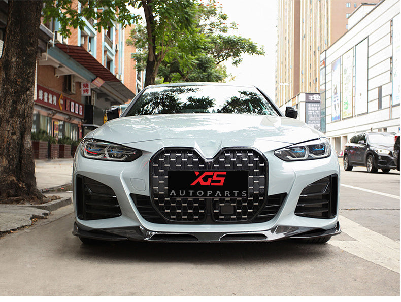 Carbon fiber Front Bumper Lip For BMW 4 Series sedan 4doors G26 G22 G23 2020+