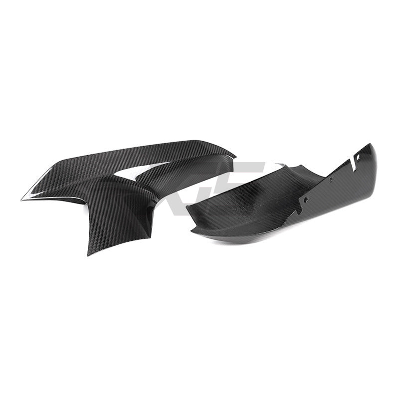 Dry Carbon Fiber Front Bumper Lip Spoiler Splitter Flaps for BMW F90 M5 Side Splitters