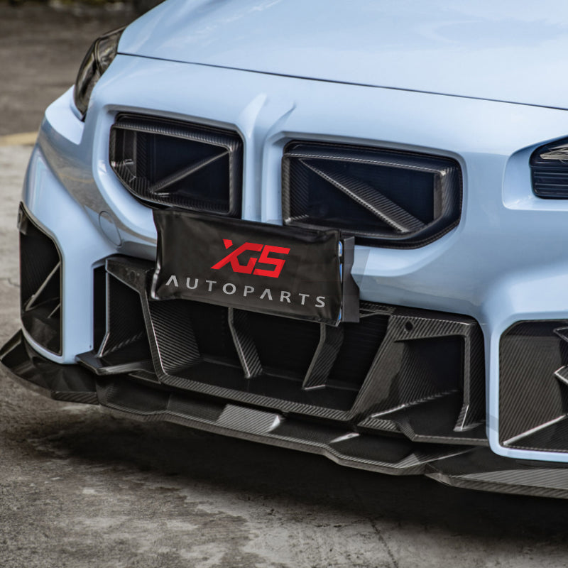M2 G87 Center Bumper Trim Style Dry Carbon Fiber Front Bumper Trim For BMW M2 G87 Coupe 2023-IN
