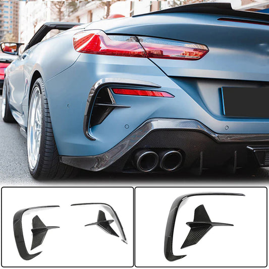 For BMW 8 Series G16 840i M850i F93 M8 Dry Carbon Fiber Rear Trunk Spoiler Boot Wing Lip