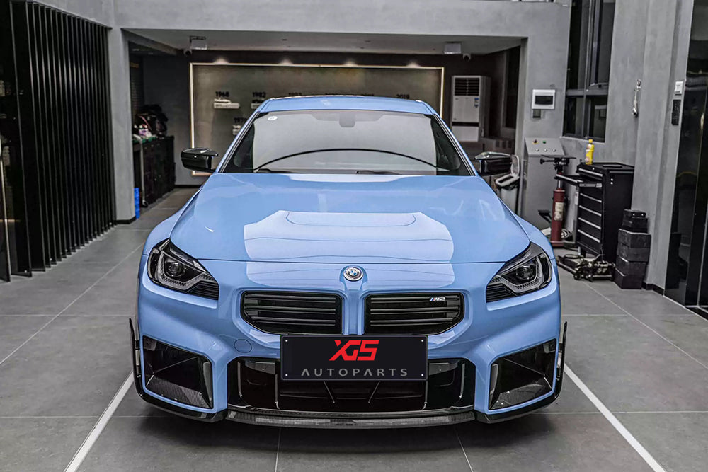 For BMW G87 Carbon Fiber Front Lip M Performance Dry Carbon Fiber Bumper Lip For BMW M2 G87 2023-IN