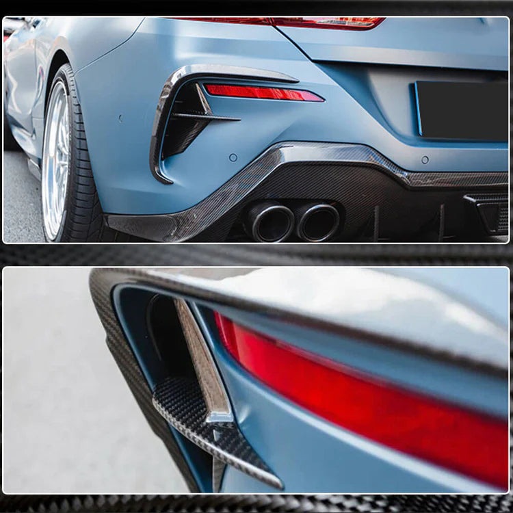 For BMW 8 Series G16 840i M850i F93 M8 Dry Carbon Fiber Rear Trunk Spoiler Boot Wing Lip