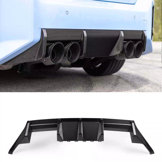 For BMW G87 Carbon Fiber Rear Diffuser OEM Style Dry Carbon Fiber Rear Bumper Lip For BMW M2 G87 2023-IN