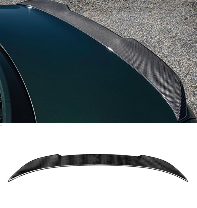 CS Style Dry Carbon Rear Trunk Spoiler Tail Wing Lip Ducktail for BMW 5 Series G30 530i 540i F90 M5 Competition 2020+