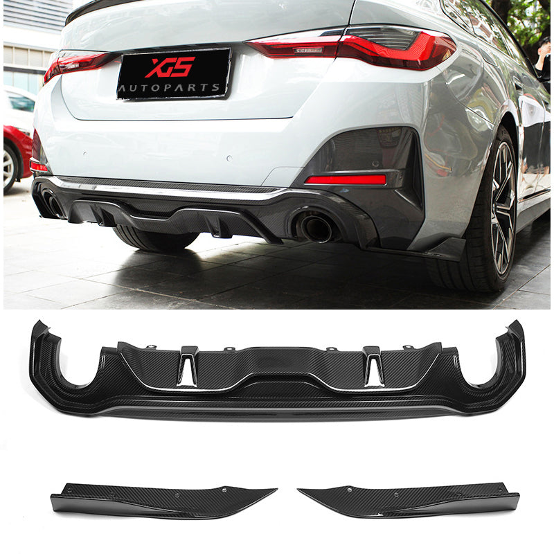 Carbon fiber Front Rear Bumper lip Winglet Splitter Diffuser For BMW 4 Series sedan 4doors G26 2020+