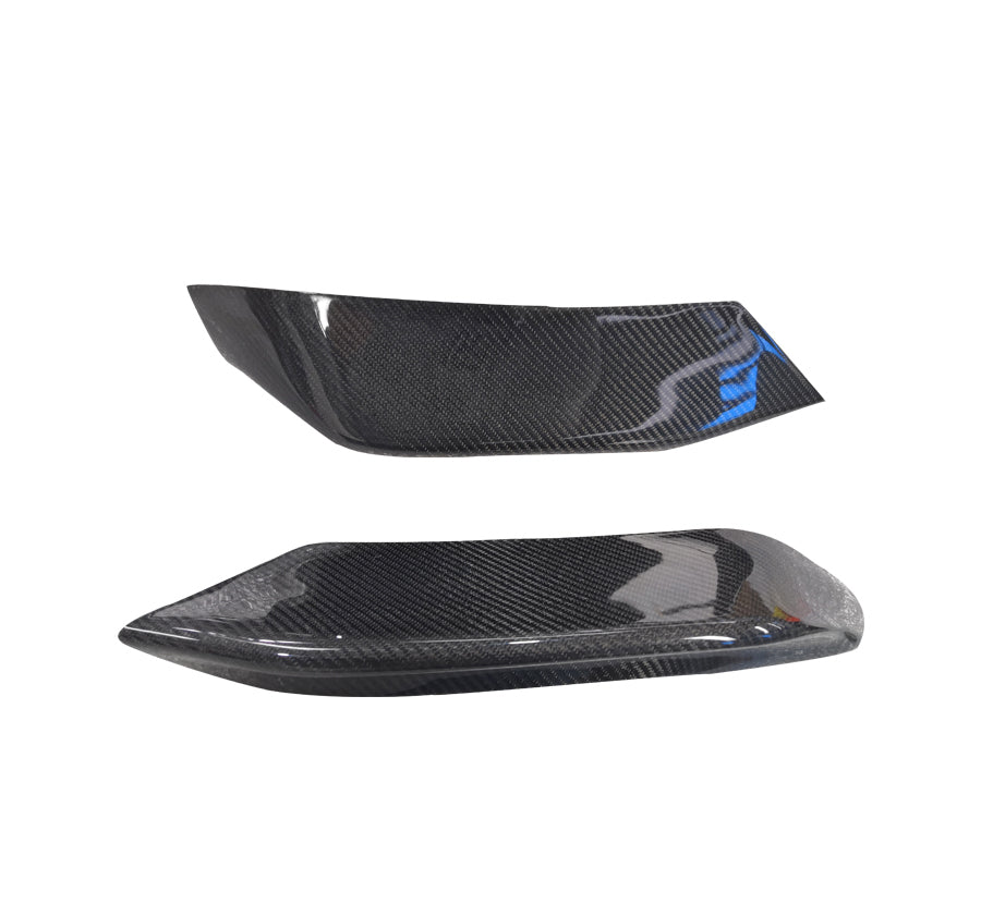 Dry Carbon Fiber Competitive Type Front Bumper Upper Vent Cover Trim For BMW F80 M3 F82 F83 M4 15-18