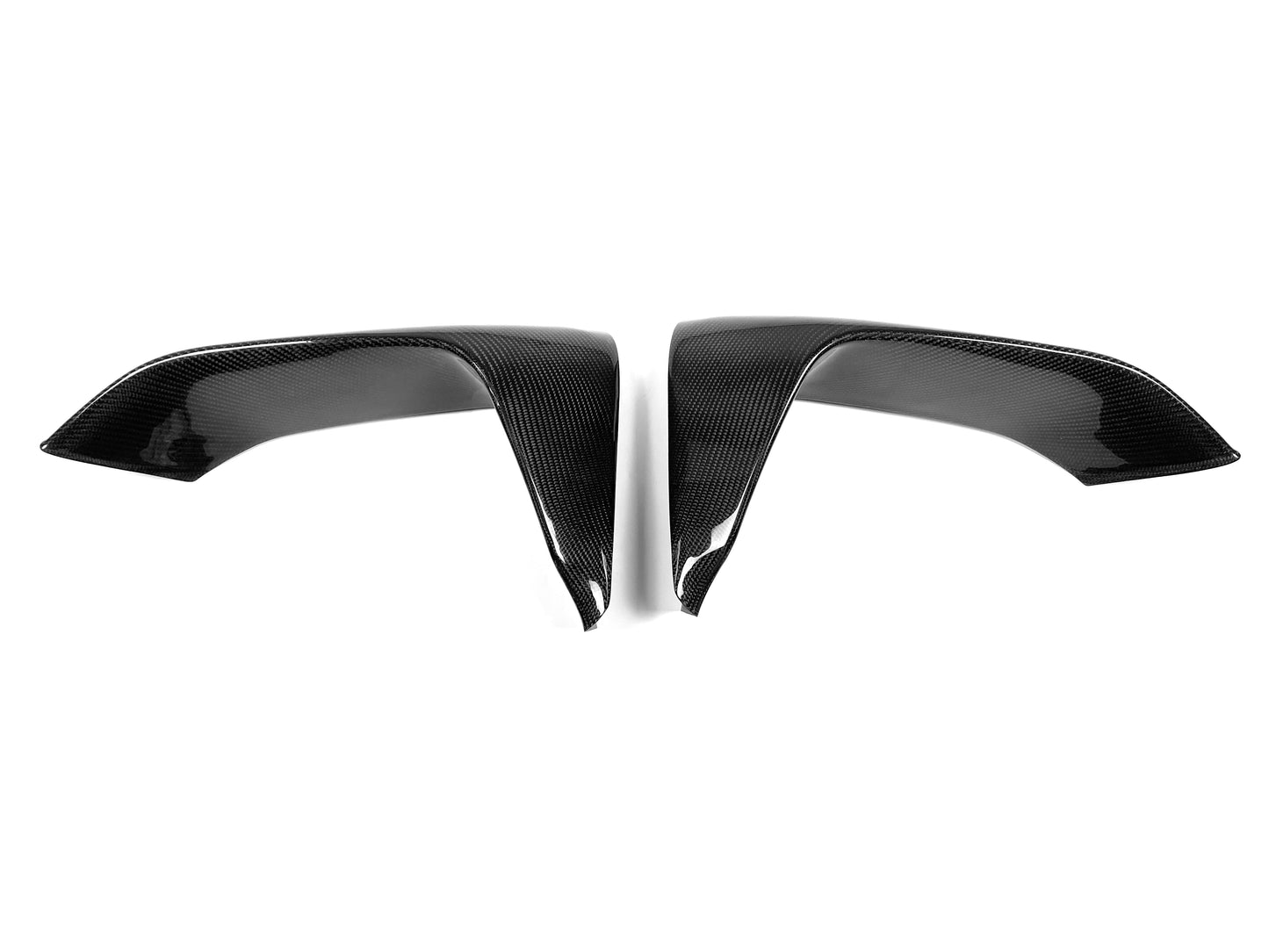 Dry Carbon Fiber Front Bumper Lip Flaps Splitter For BMW F80 F82 F83 M3 M4 2015-2019