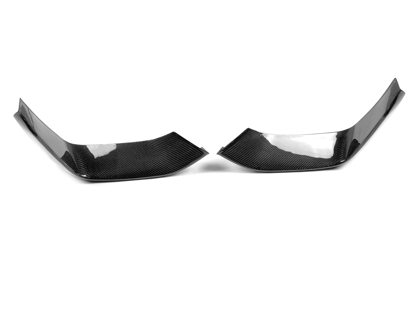 Dry Carbon Fiber Front Bumper Lip Flaps Splitter For BMW F80 F82 F83 M3 M4 2015-2019