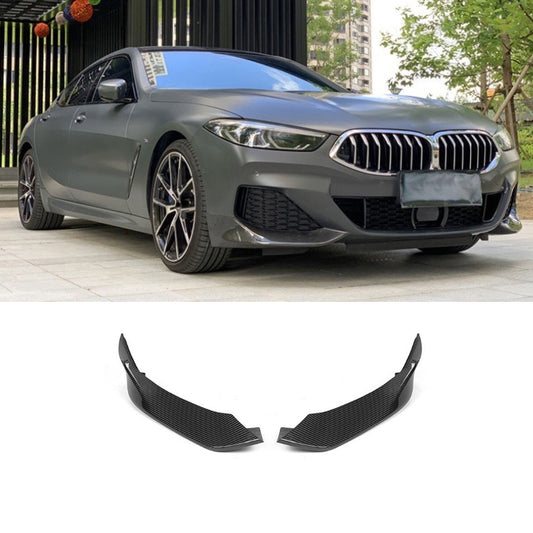 Dry Carbon Fiber Front Splitter 2PCS For Bmw New 8 series G14 G15 G16 850I Style 2020-1N