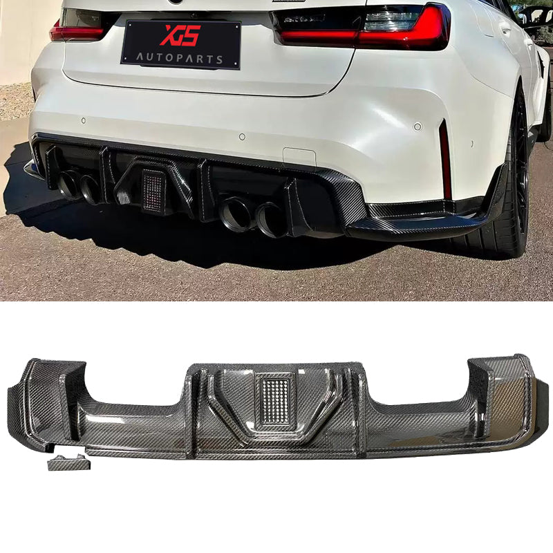 Dry Carbon Fiber G80 G82 G83 Rear Diffuser Spoiler for BMW 3 4Series G ...