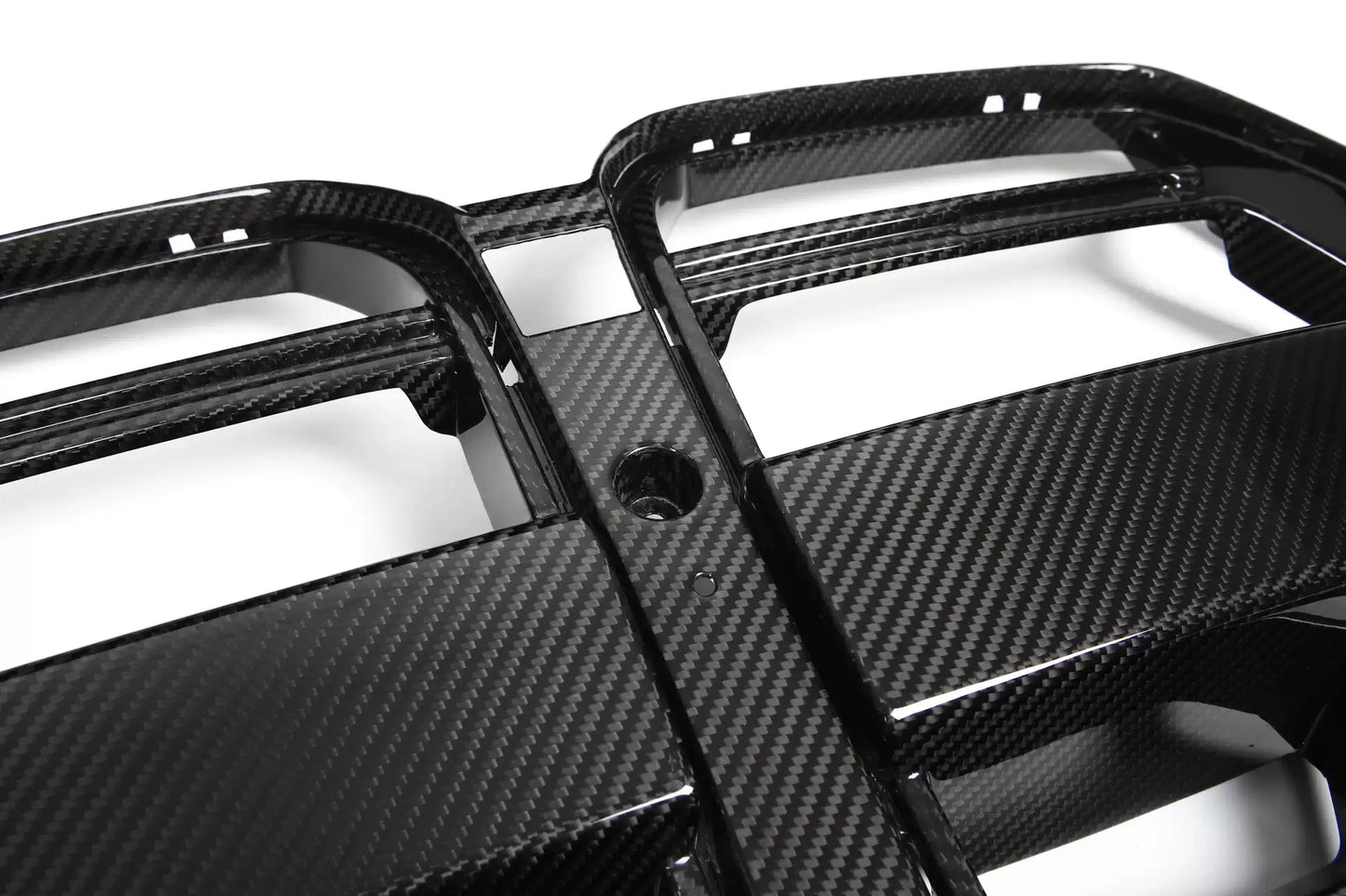 Dry Carbon Fiber Grille For BMW M3 G80 M4 G82 G83 CSL Style Front Bumper Kidney Mesh Grill Grille 2020+