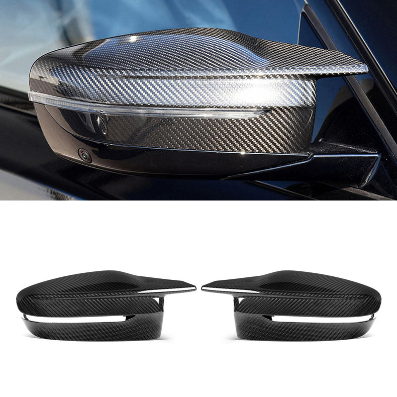 Dry Carbon Fiber OEM Style Mirror Covers Caps for BMW M2 G87 M3 G80 M4 G82 G83 Competition 2019+