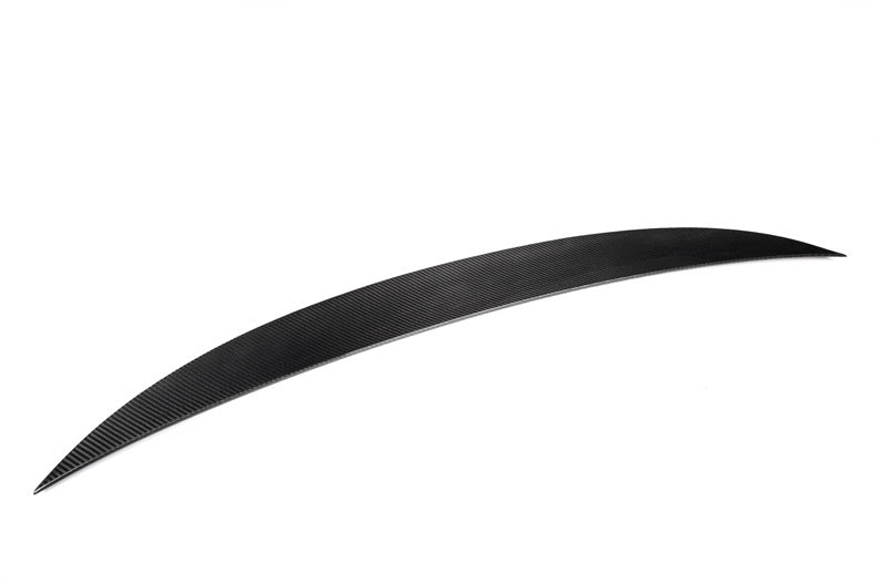 Dry Carbon Fiber Spoiler for E92 Ducktail Tail Wing Rear Trunk Lip for BMW 3 Series E92 E90 2006-2014 Single Carbon Black