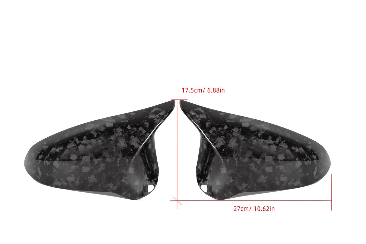 Dry Forged Carbon Fiber Mirror Cover For BMW F80 M3 F82 F83 M4 Side Door Mirror Covers Car Styling