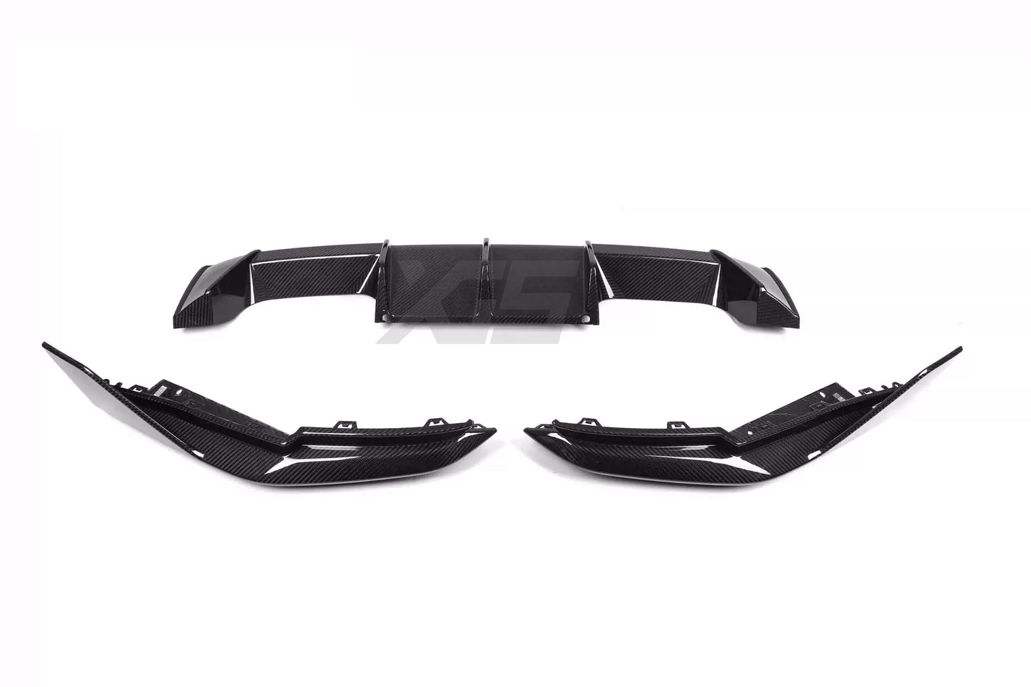 For BMW G80 M3 G82 M4 Dry Carbon Fiber European Style Rear Bumper Lip Rear Diffuser