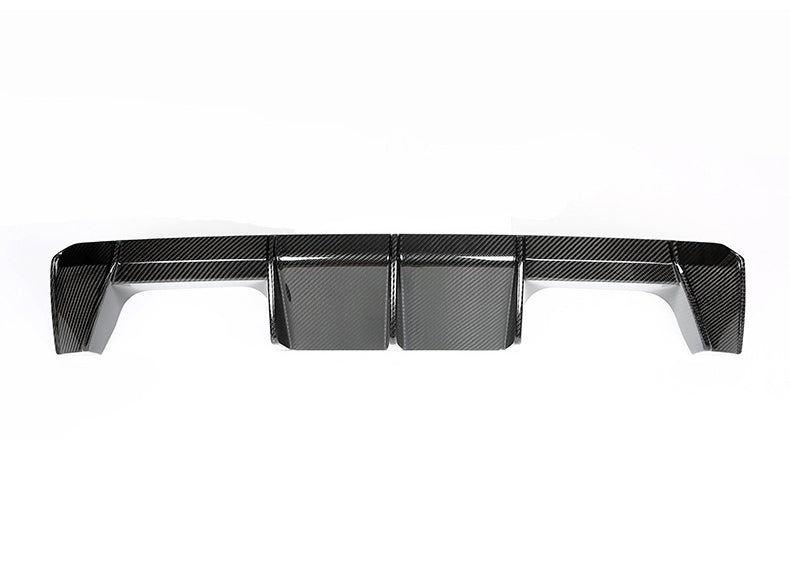 For BMW M3 M4 G80 G82 G83 OEM Style Dry Carbon Rear Bumper Lip  Fins Spoiler Splitter Diffuser 2020+