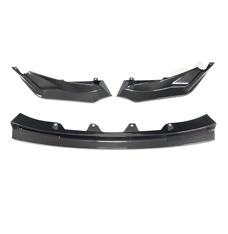 Front Lips for BMW G80 M3 G82 M4 2021+ Dry Carbon Fiber V Style Body Kit Front Bumper Lip