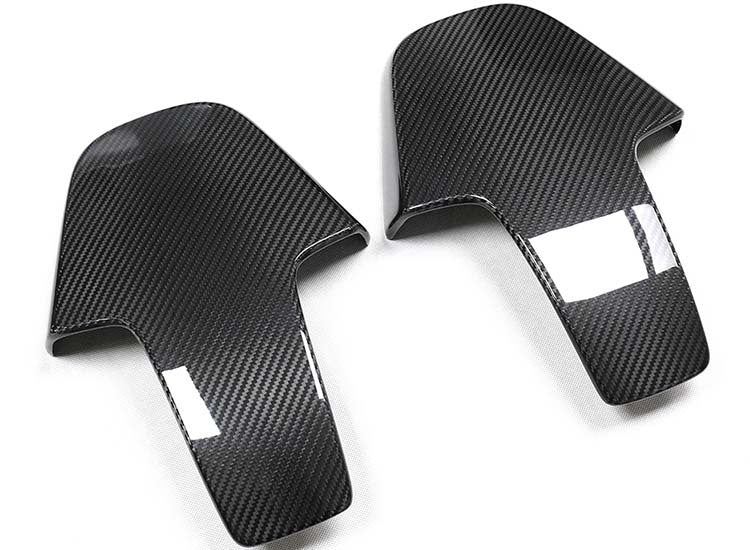 G80 M3 Dry Carbon Fiber Interior Front Seat Back Cover CF Car Seat Back Shell For BMW G80 M3 G82 M4 2021 - UP