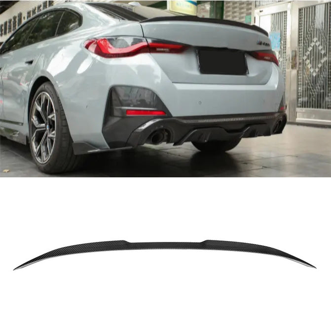 VS Style Dry Carbon Rear Lip Trunk Tail Wing Ducktail Spoiler for BMW 2 Series G42 M235i M240i 2021+