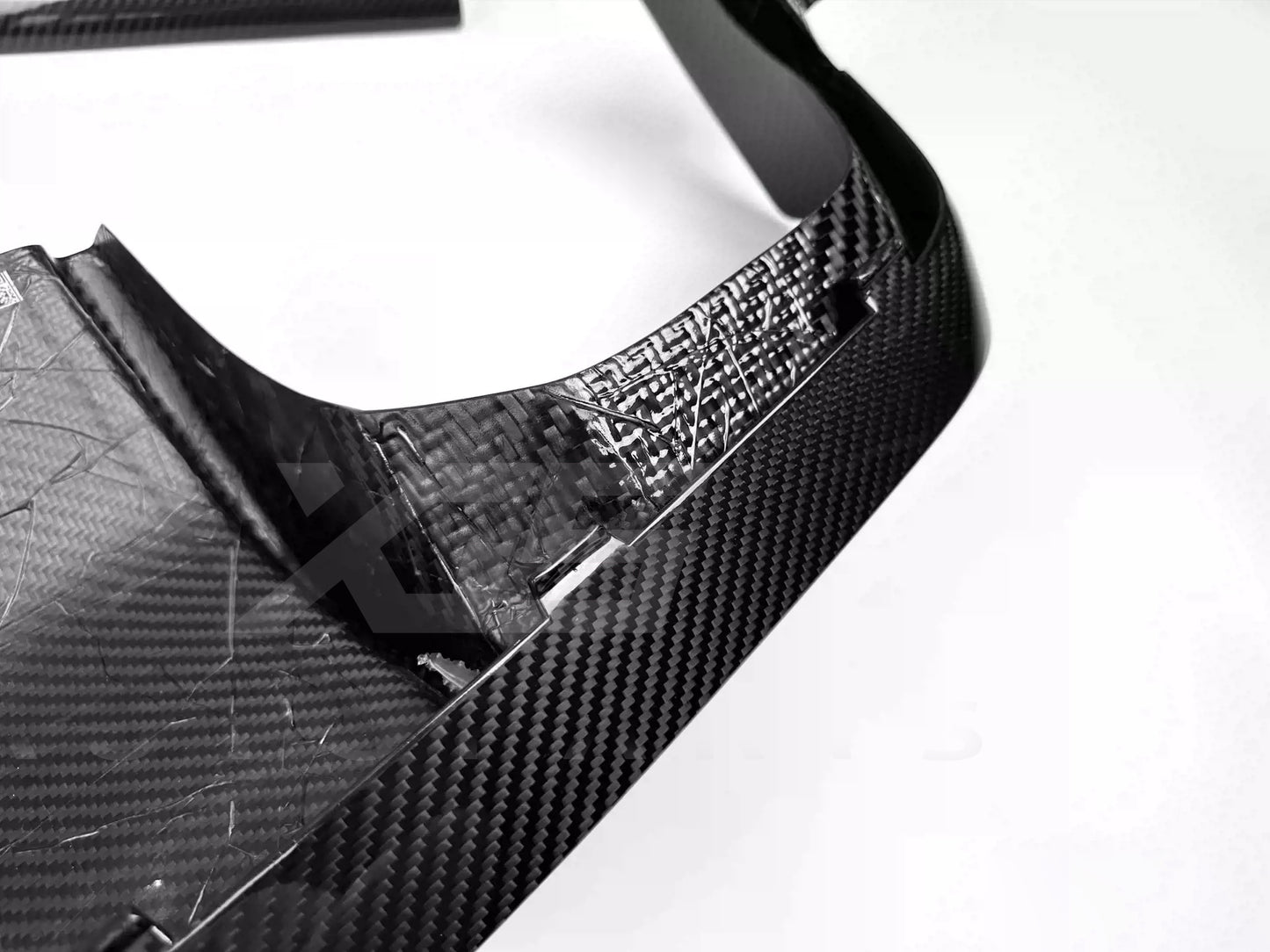 V Style Dry Carbon Rear Bumper Lip Splitters Diffuser for BMW M4 F82 F80 F83 M3 CS GTS 2014-2020